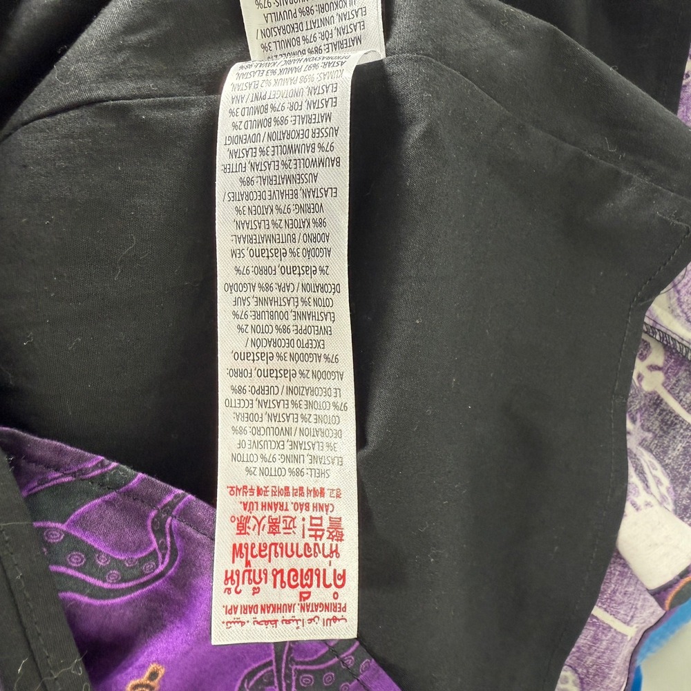 Disney Store 2024 The Little Mermaid Ursula Women's Dress 1X Plus Size Cotton R6 - Picture 8 of 8